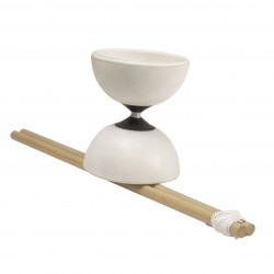 Diabolo Mediano Eco Goma+ baquetas de fibra de vidrio