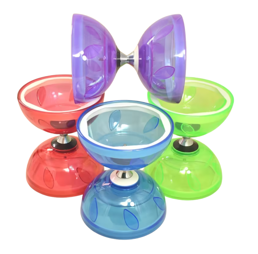 Diábolo Eje Libre Con Rodamientos + Baquetas de fibra de vidrio