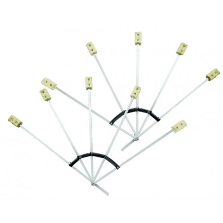 Abanico de Fuego Martillo Plegable (Par)